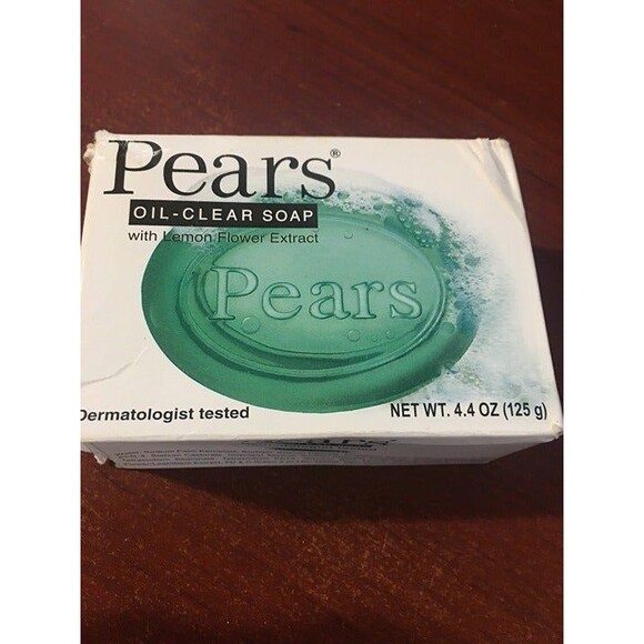 Pears Oil Clear Soap with lemon Flower Extract 4.4oz - Picture 1 of 6